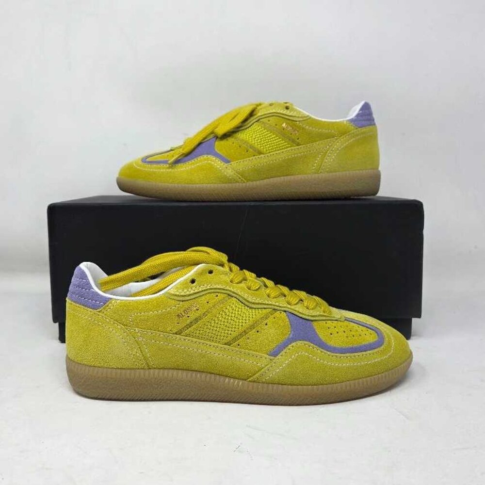 New women's EU 36 / US 6 Alohas tb. 490 Rife Acid green yellow leather sneakers